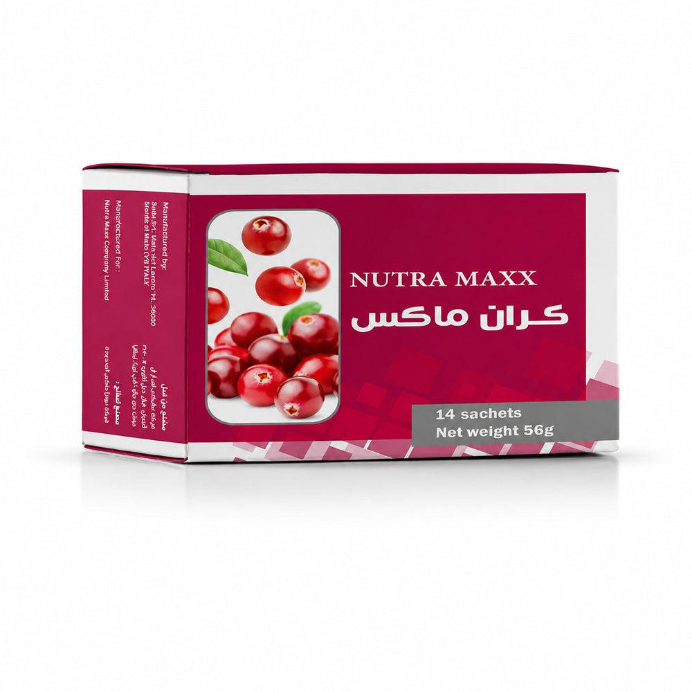 Nutra Maxx Cran Maxx مركز التوت البري – 14 كيس