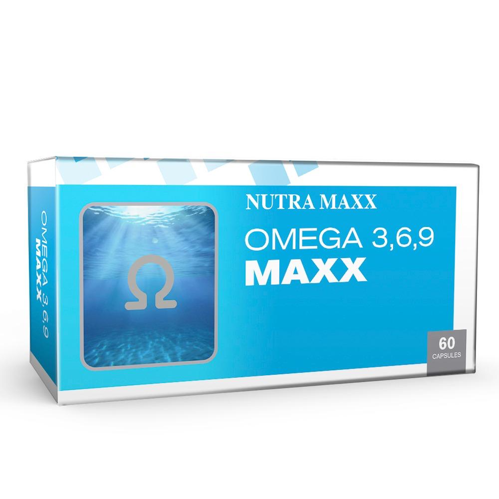 Omega Maxx 3, 6 & 9 – Heart, Brain & Skin Support | 60 Capsules